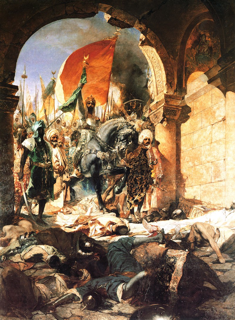 Жан-Жозеф Бенжамен-Констан. Вступление Мехмеда II в Константинополь (1876)
