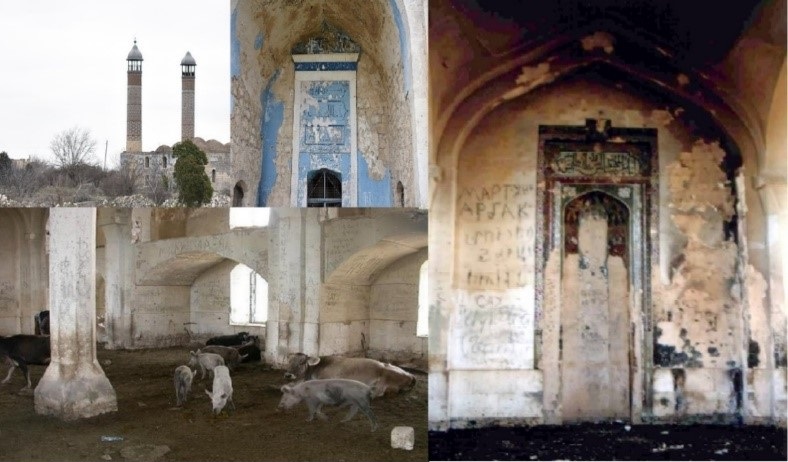 Состояние освобожденной от армянской оккупации Агдамской Джума мечети