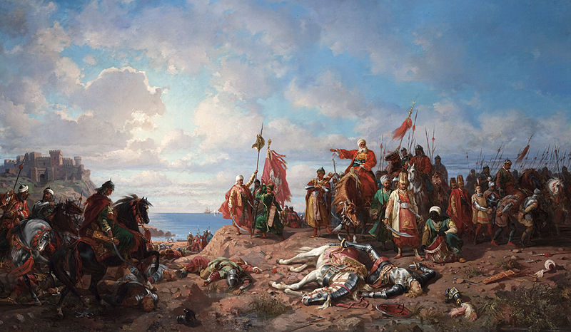 Султан Мурад у тела короля Владислава