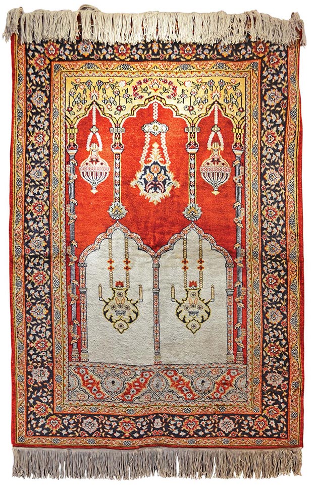 Молитвенный коврик ручной работы (зарбия) из Мавритании (художник Таслем Тахман (Taslem Tahmane))