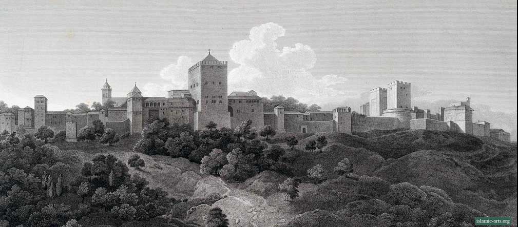Королевский дворец и крепость Альгамбра в Гранаде