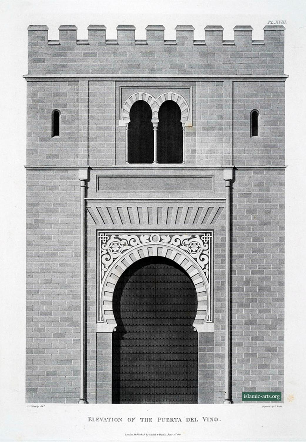 Винные ворота (вид спереди)