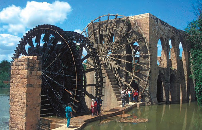 Водоподъемное колесо на реке Оронт в Хаме, Сирия