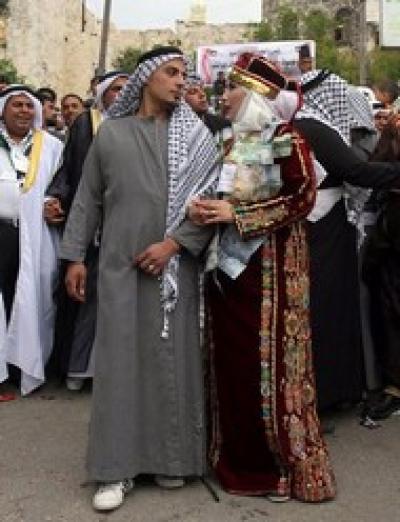 Типичная палестинская свадьба состоит из трех частей, последняя – главное свадебное торжество.