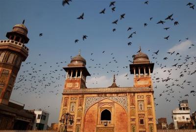 Мечеть Вазир-Хан в Старом Лахоре. 2010 год, Пакистан