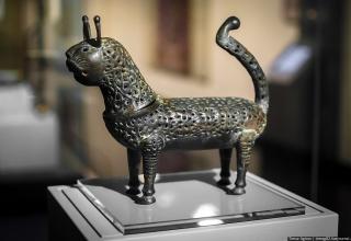 Бронзовый лев (Иран, XI век)