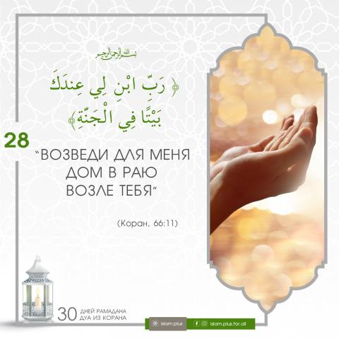 Коранические дуа в Рамадан — 28