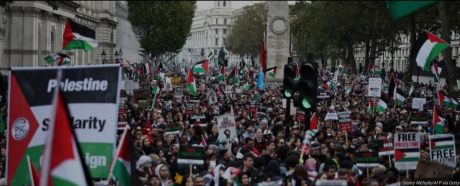 100-тысячный митинг в Лондоне против войны в Газе