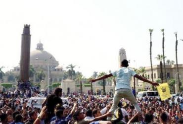 Египетские студенты митингуют в знак солидарности с заключенными