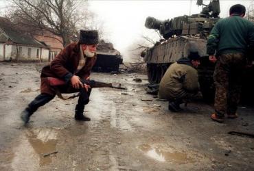 Чеченцы в бою за Грозный