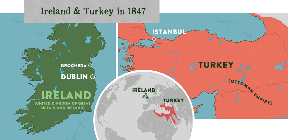 Ирландия и Турция в 1847 году