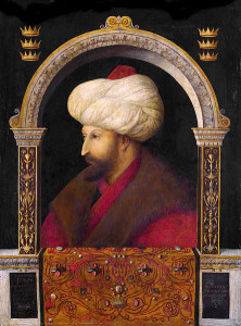 Портрет Мехмеда II кисти итальянского художника Джентиле Беллини