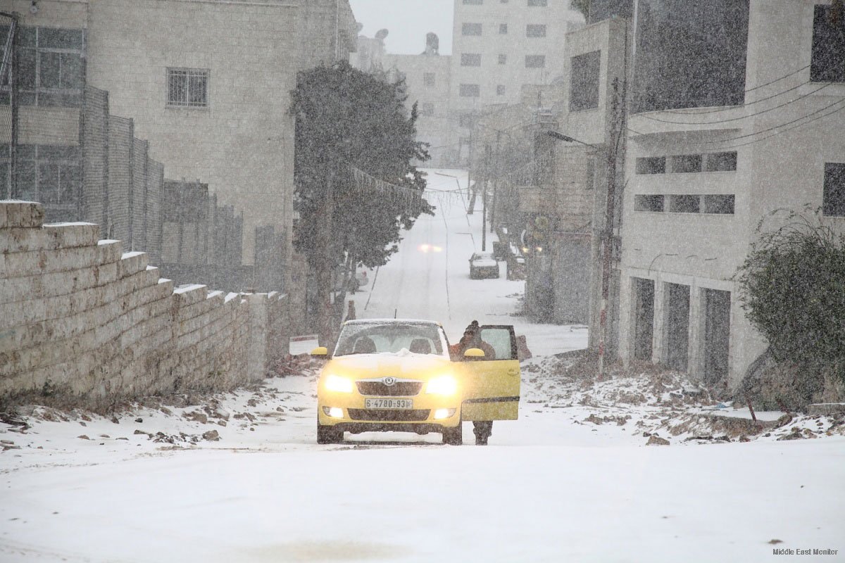 Снежная буря «Худа» охватила Палестину в прошлую среду, пострадали города Рамалла, Вифлеем, Хеврон, Иерусалим и Шхем.