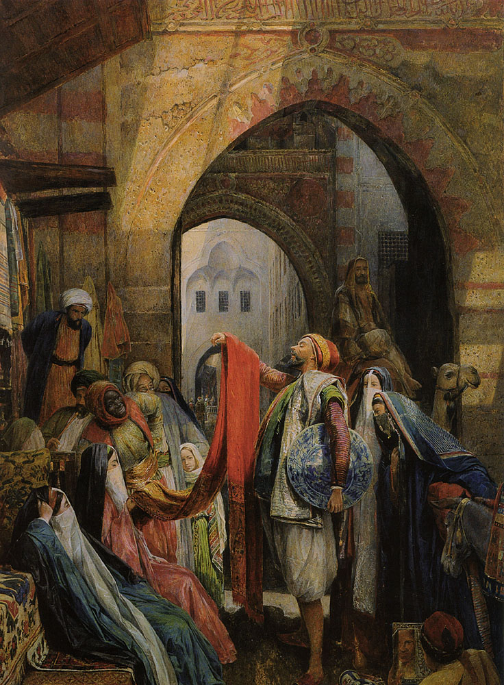 Женщины на одном из рынков Каира в эпоху мамлюков