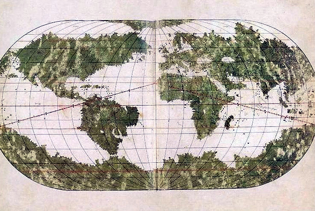 Карта Али Маджара, XVI в.