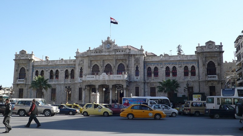 Вокзал Хиджазской железной дороги в Дамаске (Сирия)