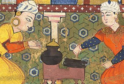 Фрагмент из «Книги удовольствий» султана Гияса аль-Дина