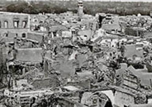 Христианский квартал в Дамаске после резни друзов в 1860