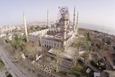 Минарет стамбульской Голубой мечети перестроят заново
