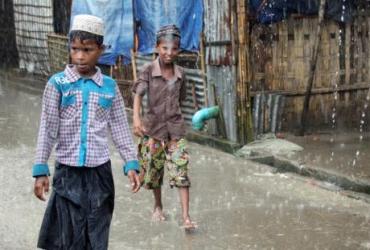 Мусульмане-рохинья страдают от стихии в Мьянме