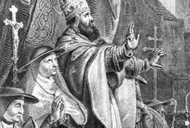 Папа Урбан  II объявляет о начале крестового похода