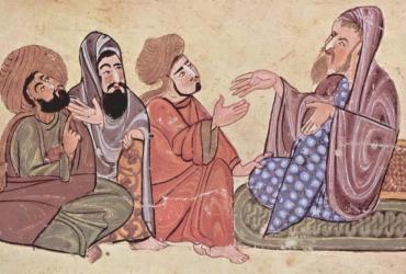 Мусульманские ученые. Средневековый рисунок